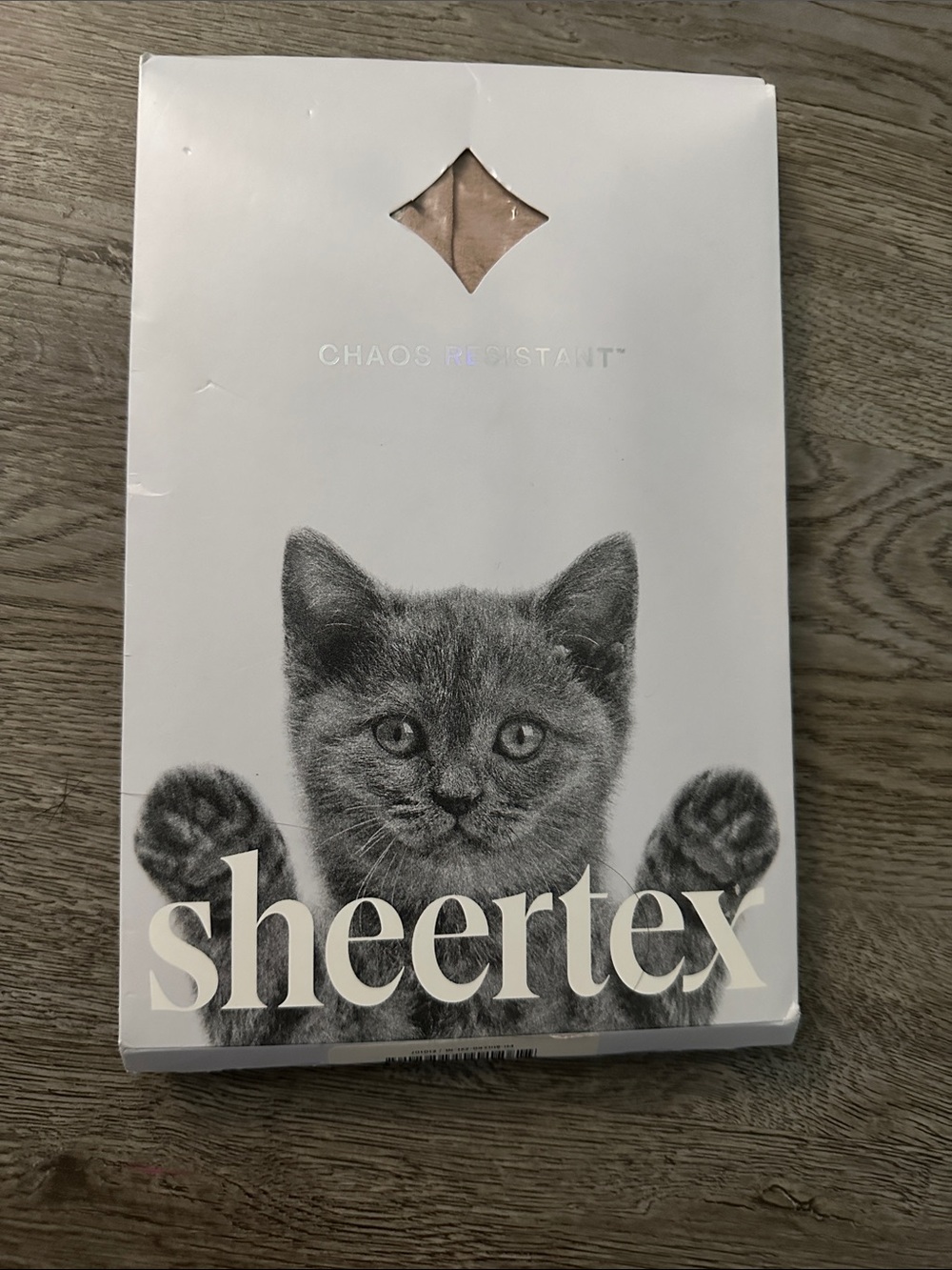 Sheertex Beige Cat Tights — Chaos Resistant Hosiery